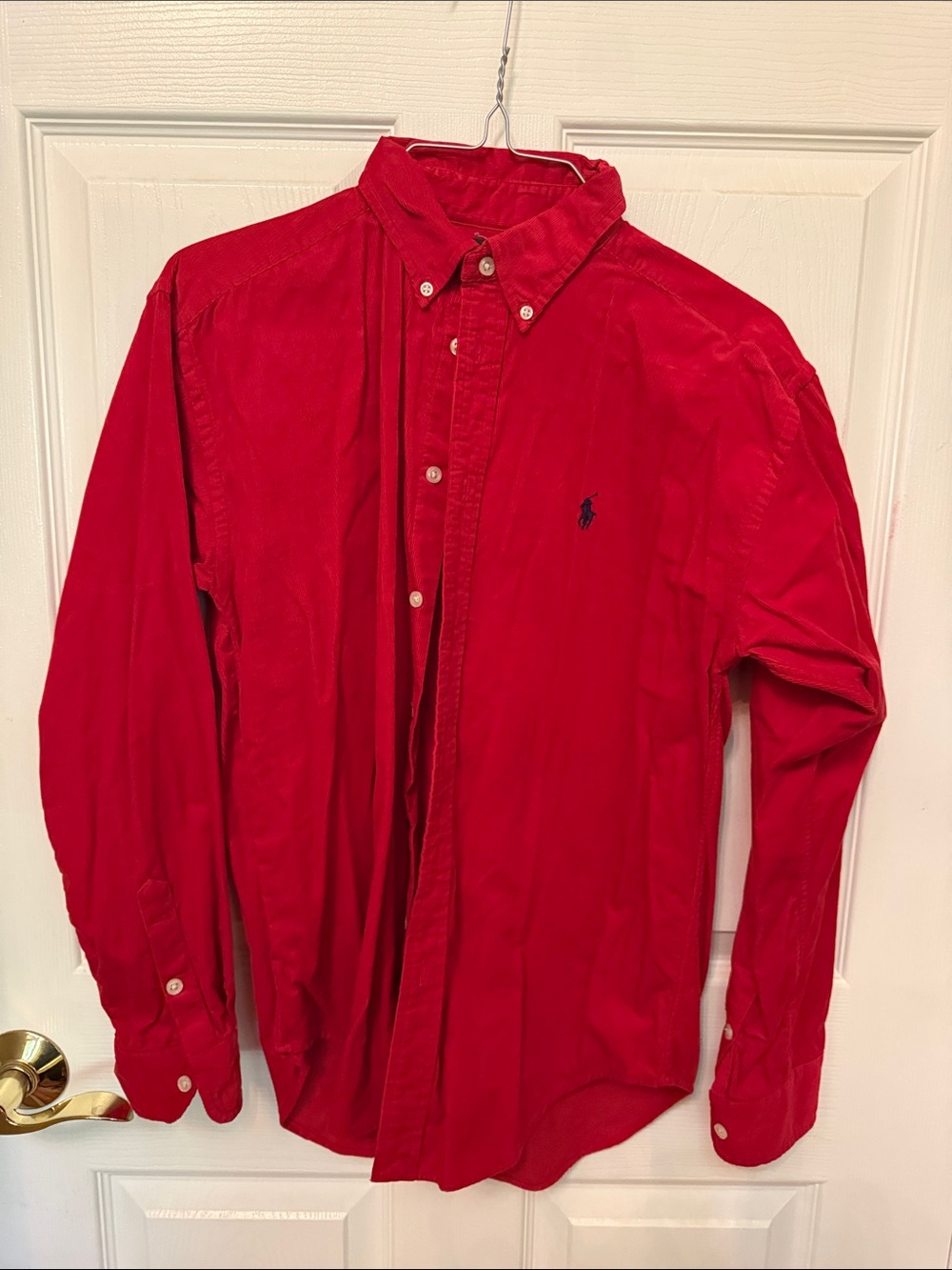 Polo by Ralph Lauren Bright Red Button-Down Shirt